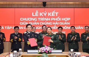 Viettel và Quân chủng Hải quân ký kết chương trình phối hợp giai đoạn 2022-2025