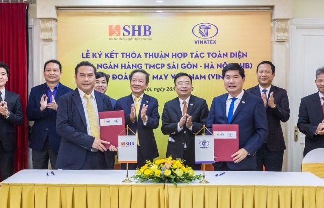 SHB và VINATEX ký kết thỏa thuận hợp tác toàn diện
