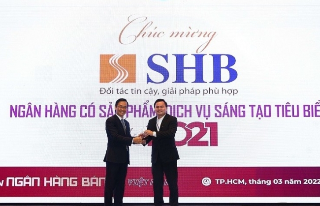 SHB tiếp tục thắng lớn trong lễ trao giải Ngân hàng Việt Nam tiêu biểu 2021