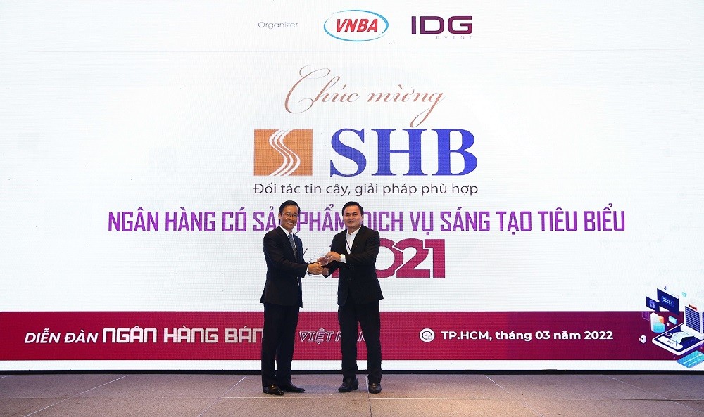 SHB tiếp tục thắng lớn trong lễ trao giải Ngân hàng Việt Nam tiêu biểu 2021