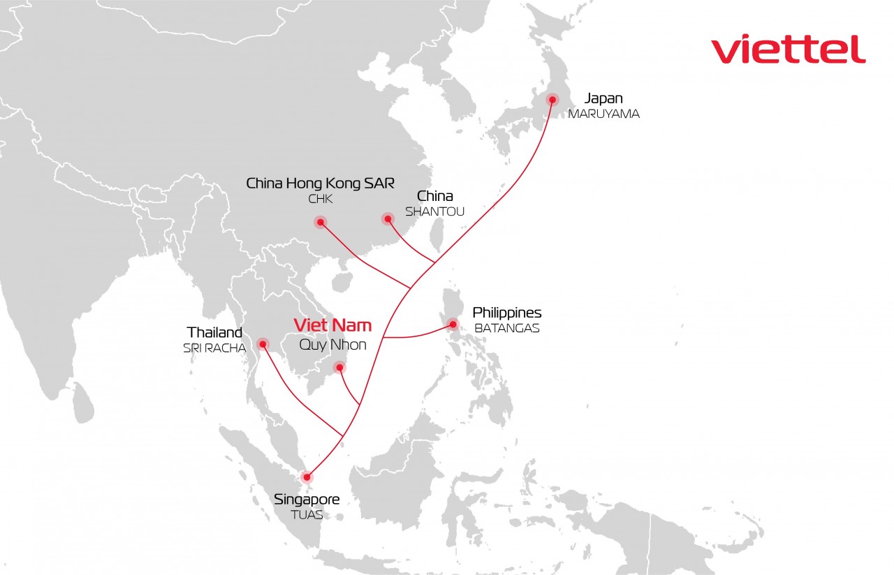 Viettel công bố tuyến cáp quốc tế được đầu tư lớn nhất cho đến nay