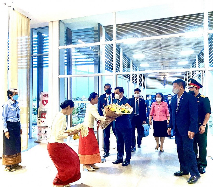 Đoàn đại biểu cấp cao TP. Hà Nội bắt đầu chuyến thăm và làm việc tại Vương quốc Campuchia