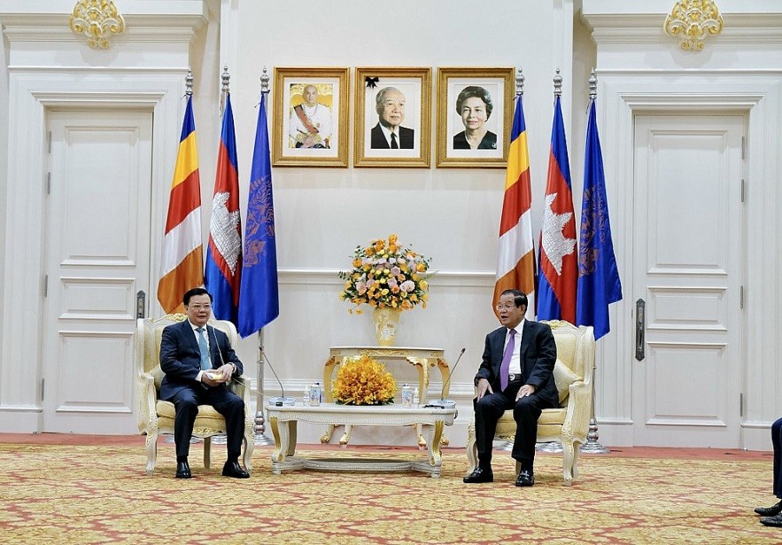 Bí thư Thành ủy Hà Nội Đinh Tiến Dũng kết thúc thành công chuyến thăm và làm việc tại Vương quốc Campuchia