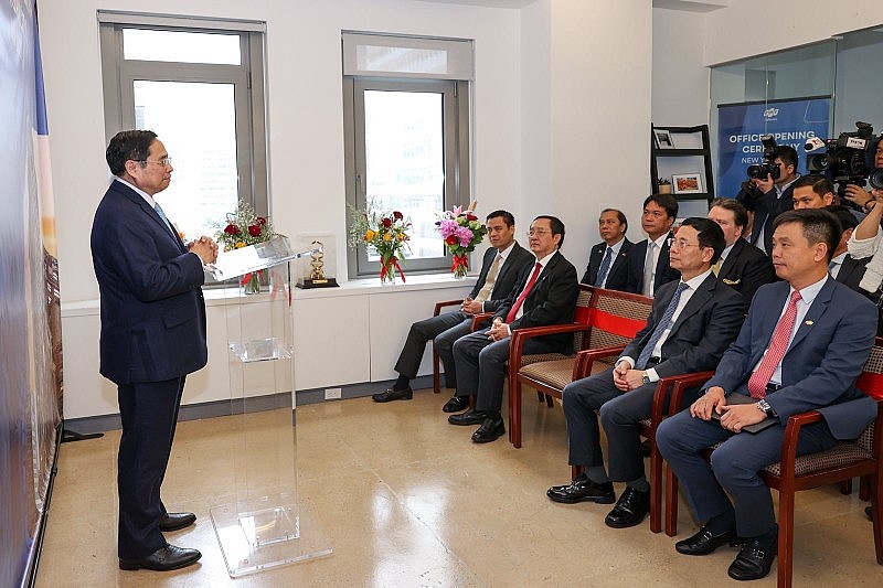 Thủ tướng Phạm Minh Chính tham dự Lễ khai trương Văn phòng FPT tại Mỹ