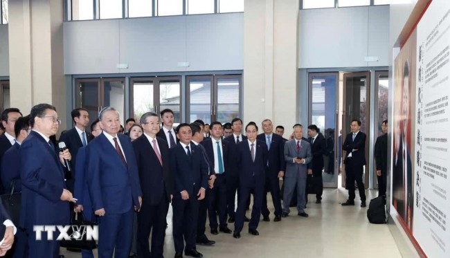 Tổng Bí thư, Chủ tịch nước Tô Lâm thăm Khu mới Hùng An của Trung Quốc