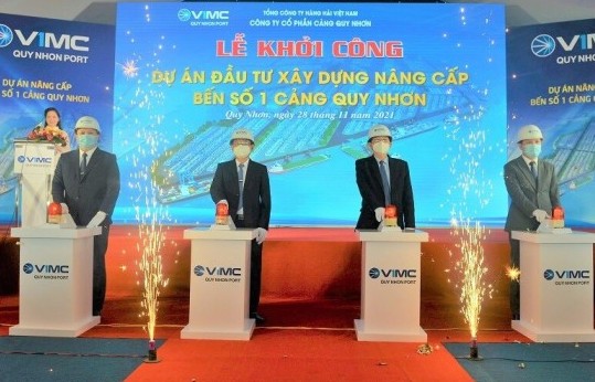 Khởi công xây dựng nâng cấp Bến số 1, cảng Quy Nhơn