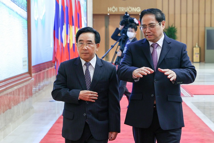 Chùm ảnh: Kỳ họp lần thứ 44 Ủy ban liên Chính phủ về hợp tác song phương Việt Nam-Lào