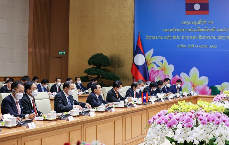 Chùm ảnh: Kỳ họp lần thứ 44 Ủy ban liên Chính phủ về hợp tác song phương Việt Nam-Lào