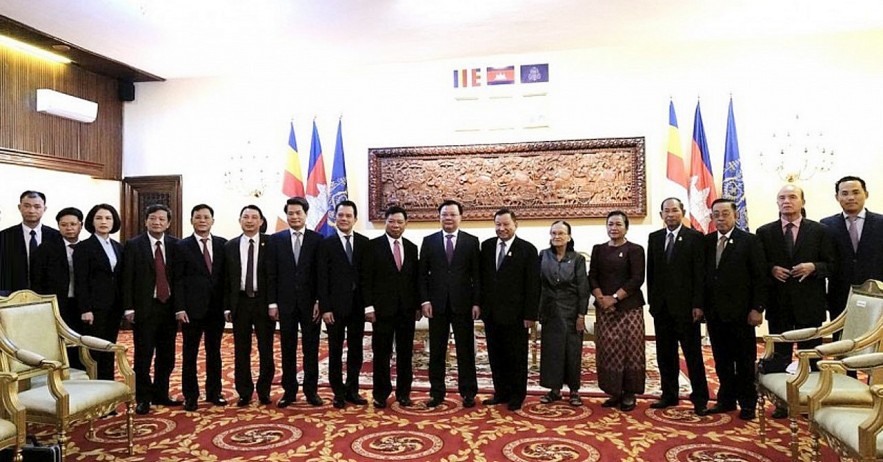 Lãnh đạo cấp cao Vương quốc Campuchia tiếp Đoàn đại biểu cấp cao thành phố Hà Nội