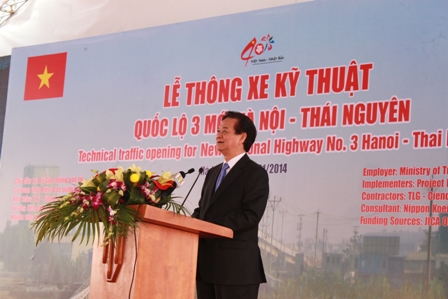 Thông xe kỹ thuật Quốc lộ 3 mới Hà Nội - Thái Nguyên
