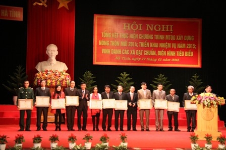 ha tinh 26 xa ve di ch xay dung nong thon moi