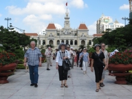 TP. HCM: đón hơn 412 nghìn lượt khách quốc tế trong tháng 1