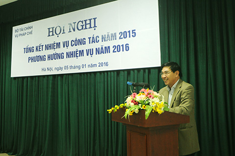 Triển khai công tác pháp chế ngành tài chính năm 2016