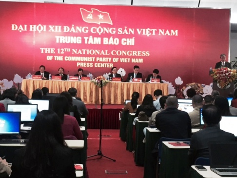Khai trương Trung tâm báo chí Đại hội XII Đảng Cộng sản Việt Nam