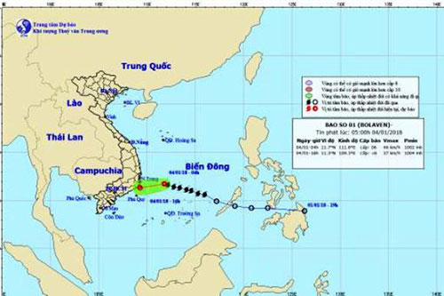 Bão số 1 suy yếu thành áp thấp, miền Bắc mưa nhỏ và nhiệt độ tăng