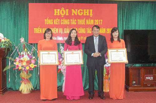 Năm 2018, Ngành Thuế Hòa Bình phấn đấu thu vượt dự toán