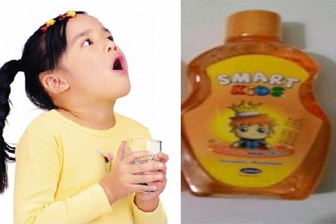 Thu hồi lô nước súc miệng trẻ em Smart Kids 250 ml