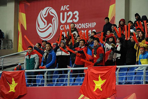 Đề nghị Trung Quốc dành hỗ trợ đặc biệt cho cổ động viên U23 Việt Nam