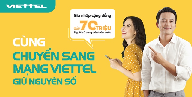 Từ 1/1/2019: Thuê bao trả trước có thể chuyển sang mạng Viettel giữ nguyên số