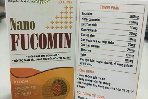 Cẩn trọng với thông tin quảng cáo thực phẩm bảo vệ sức khỏe Nano Fucomin