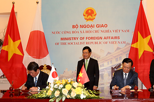Việt Nam ký công hàm trao đổi với Nhật Bản trị giá 11,891 tỷ Yên Nhật
