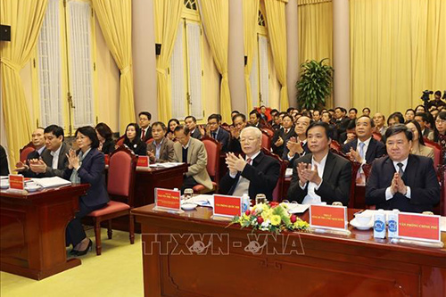 Tổng Bí thư, Chủ tịch nước Nguyễn Phú Trọng, Phó Chủ tịch nước Đặng Thị Ngọc Thịnh