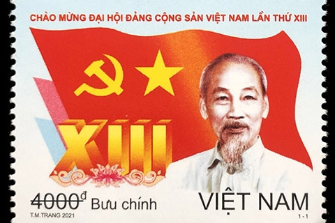 Phát hành bộ tem đặc biệt chào mừng Đại hội XIII của Đảng