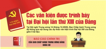 Infographics: 5 văn kiện trình Đại hội lần thứ XIII của Đảng