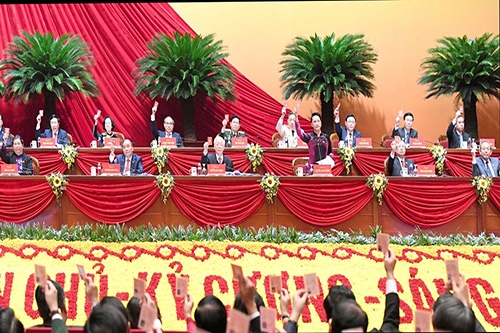 dai hoi dai bieu toan quoc lan thu xiii cua dang bau doan chu tich gom 17 dong chi