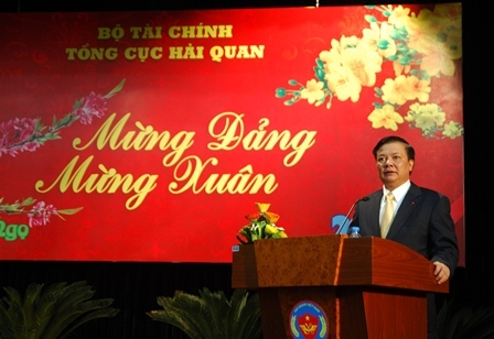 bo truong bo tai chinh dinh tien dung chuc tet nganh hai quan