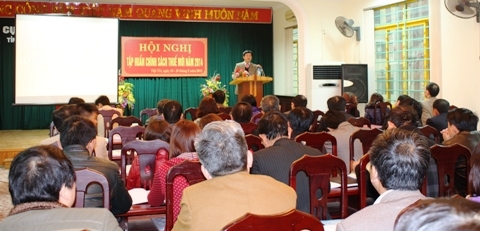 phu tho tap huan chinh sach thue moi cho can bo thue