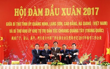 Các tỉnh biên giới Việt – Trung ký biên bản hội đàm đầu xuân 2017