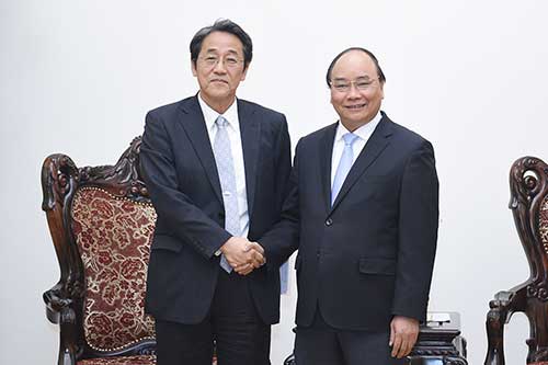 thủ tướng tiếp đại sứ Nhật