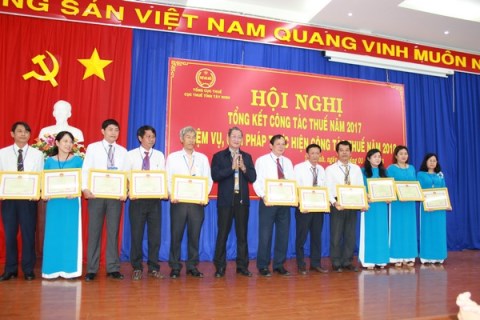 Năm 2018: Cục Thuế Tây Ninh phấn đấu thu vượt 3% dự toán