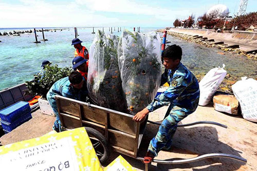 Vượt trùng khơi mang Tết đến, Xuân sớm với quần đảo Trường Sa