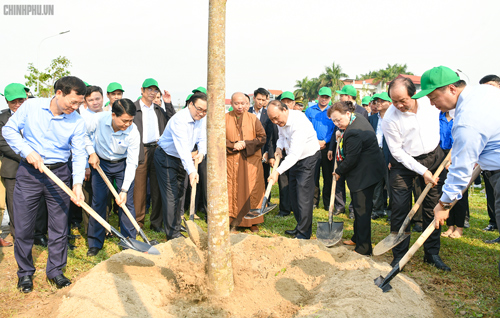 thủ tướng tham gia trồng cây