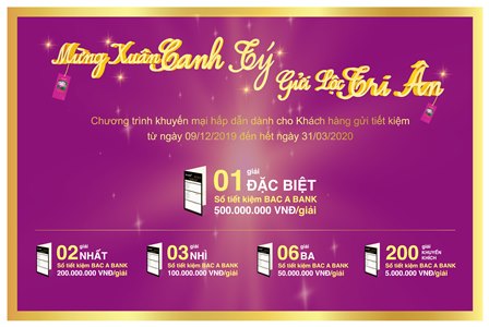 Bắc Á Bank gia hạn chương trình khuyến mại tiền gửi hấp dẫn