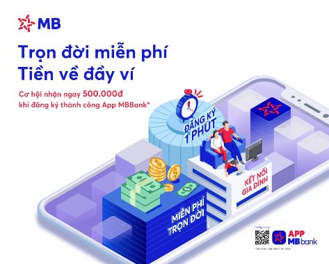 Miễn phí giao dịch Online thời Covid–19 cùng MBBank