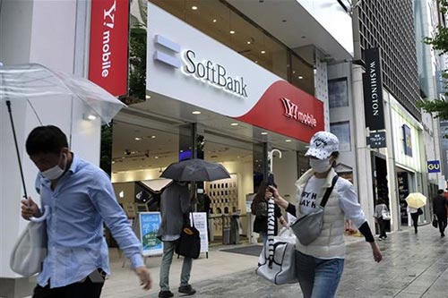 Một cửa hàng của SoftBank tại Tokyo, Nhật Bản.