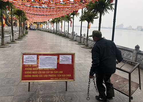 ha noi di tich lich su van hoa hang quan ngung hoat dong de chong covid 19
