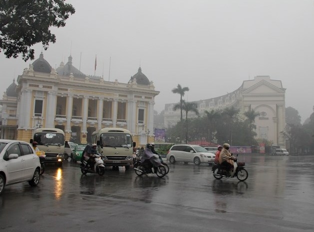 thu do ha noi tiep tuc chiu canh tiet troi am u