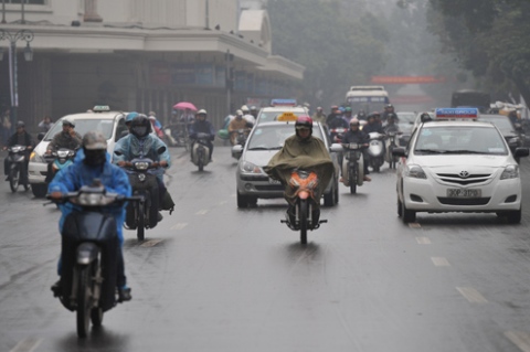 thời tiết ngày 20/3/2015