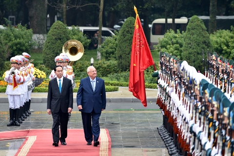 Chủ tịch nước hội đàm với Tổng thống Israel