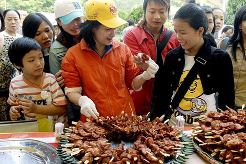 Thực phẩm chay ‘hút thực khách’ dịp rằm tháng Giêng