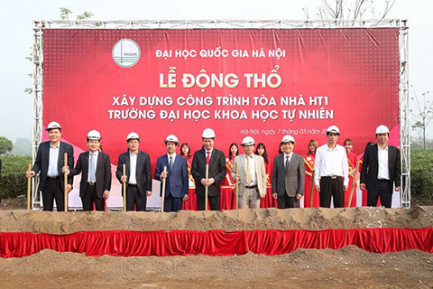 Khởi công công trình đầu tiên của Trường Đại học Khoa học Tự nhiên