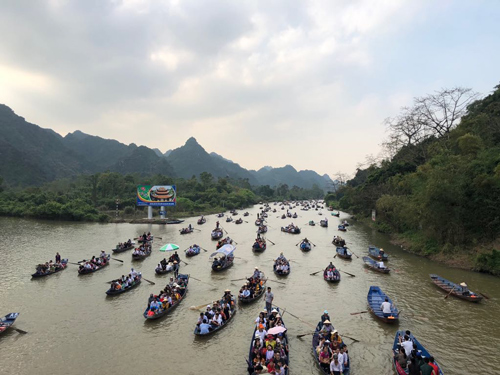 Lễ hội Chùa Hương 2019 đã thu hút hơn 1 triệu du khách