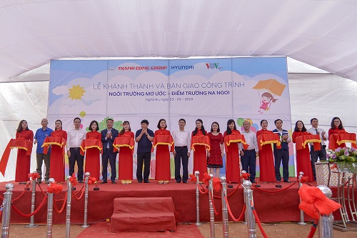 khánh thành điiểm trường