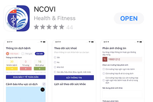 Hướng dẫn khai báo y tế toàn dân NCOVI trên hệ điều hành iOS