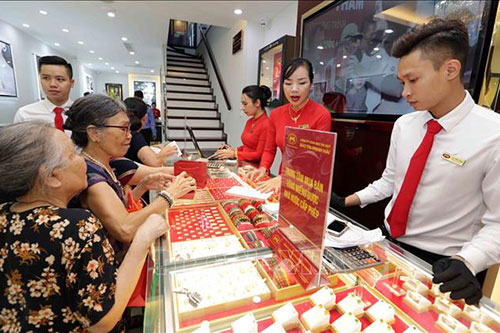 Giá vàng tăng tốc tiến sát mốc 48 triệu đồng/lượng