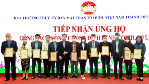 Hà Nội: Tiếp nhận hơn 16 tỷ đồng ủng hộ phòng, chống dịch Covid